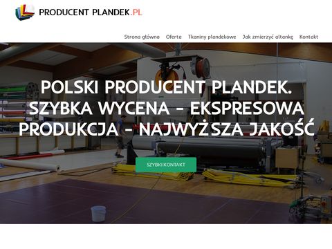 Plandeki z oknami - producentplandek.pl