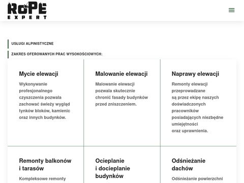Ropeexpert - usługi alpinistyczne w Warszawie