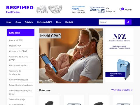Leczenie CPAP Respimed