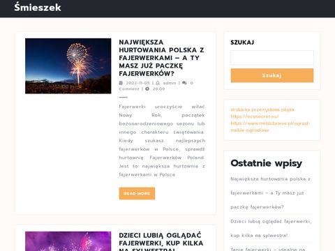 Fajerwerki, petardy, pirotechnika - Śmieszek - bezpośredni importer, hurtownia w Krakowie