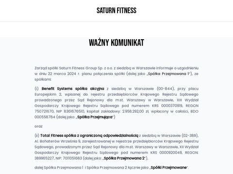 Fitness Warszawa, siłownia Warszawa