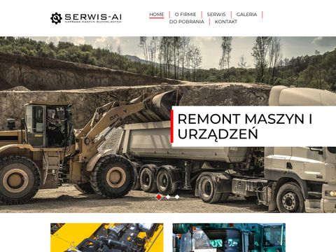 Remonty silników koparek - serwis-ai.pl