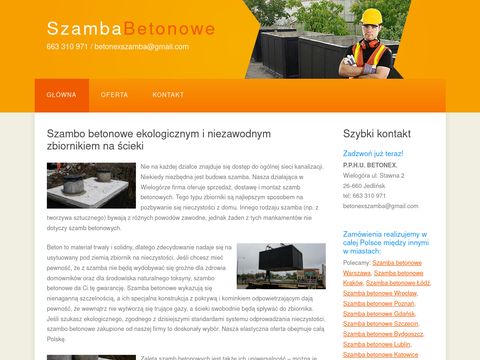Szambo - szambabetonowex.pl