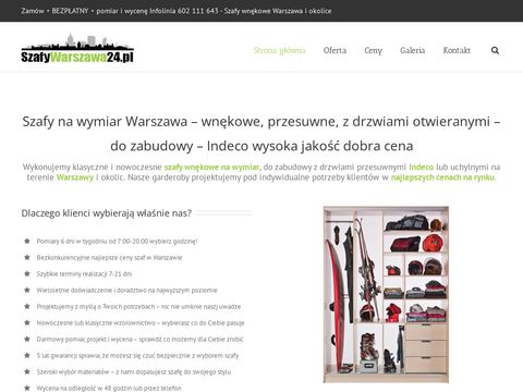 Szafy na wymiar Warszawa - szafywarszawa24.pl