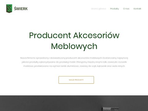 Akcesoria meblowe - producent