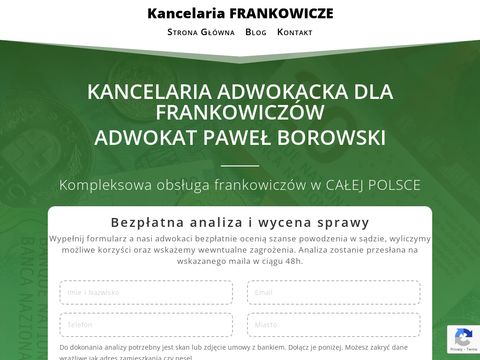 Kancelarie frankowe Wrocław - kancelaria-frankowicze.info