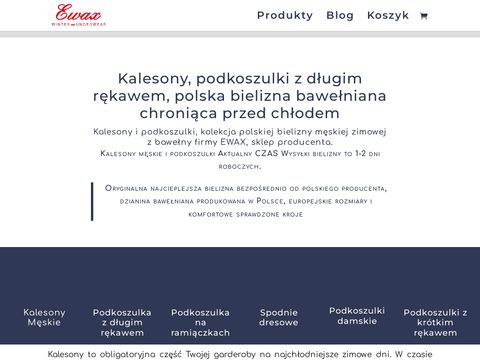 Bielizna termiczna - kalesony.com.pl
