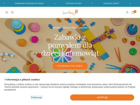 Sklep online z zabawkami sensorycznymi - jasiebasie.pl