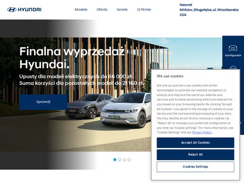 salon samochodowy Hyundai Wrocław