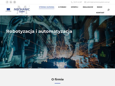 Automatyzacja i robotyzacja - mechanicsystem.com.pl