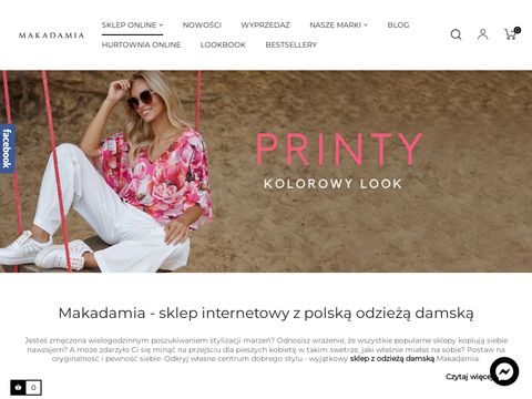 Sukienki, spódnice, komplety damskie dresowe - makadamia.pl