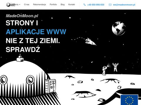 Strony internetowe - madeonmoon.pl