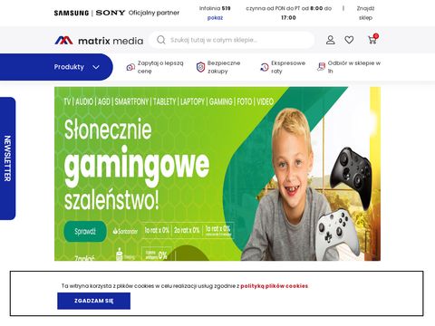 Sklep internetowy AGD i RTV Samsung - matrixmedia.pl