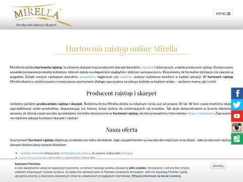 Mirella.pl - hurtownia rajstop