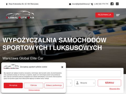 Wypożyczalnia samochodów luksusowych - globalelitecar.pl