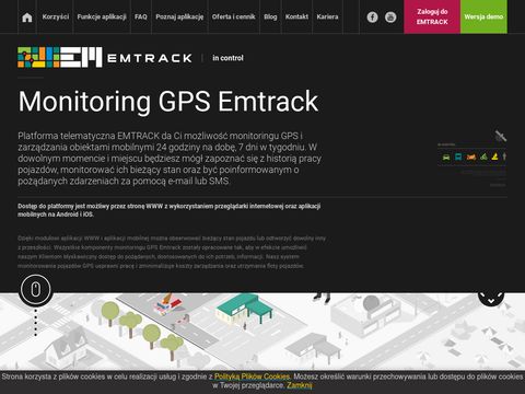 Lokalizator GPS pojazdów - emtrack.eu