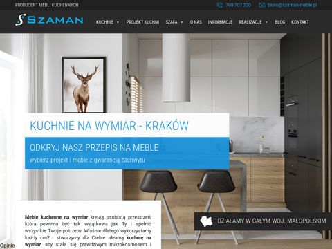 Kuchnie na Wymiar Kraków - szaman-meble.pl