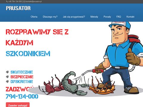 Deratyzacja - prusator.pl