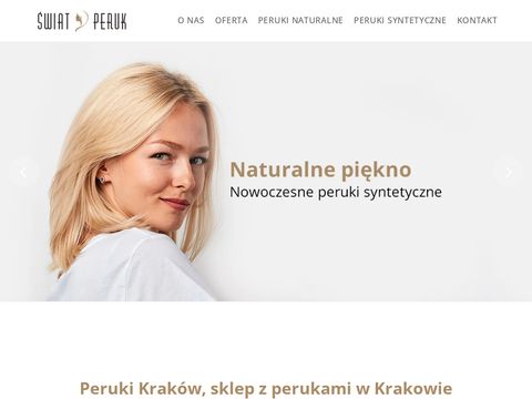 Peruki naturalne i syntetyczne w Krakowie, sklep