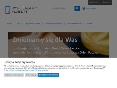 Akcesoria łazienkowe zestawy - wyposazamylazienki.pl