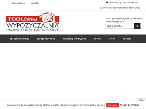 Wypozyczalnia-ToolSerwis.pl wypożyczalnia narzędzi Radomsko