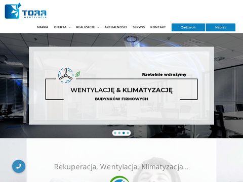 Montaż rekuperacji Śląsk - tora-wentylacja.pl