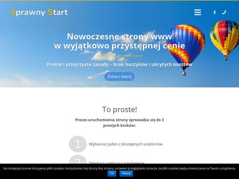 Tanie strony internetowe - sprawnystart.pl