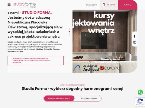 Kurs projektowania wnętrz Warszawa - studio-forma.edu.pl