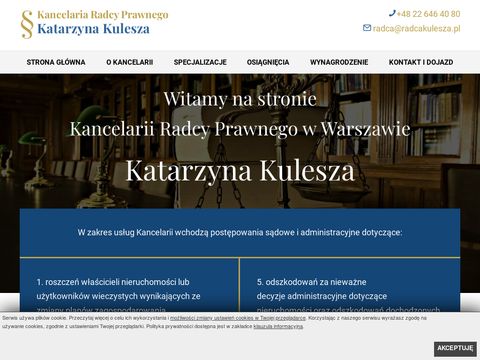 Kancelarii Radcy Prawnego w Warszawie