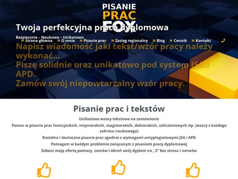 Szybkie Pisanie Prac - pisaniepracpomoc.pl