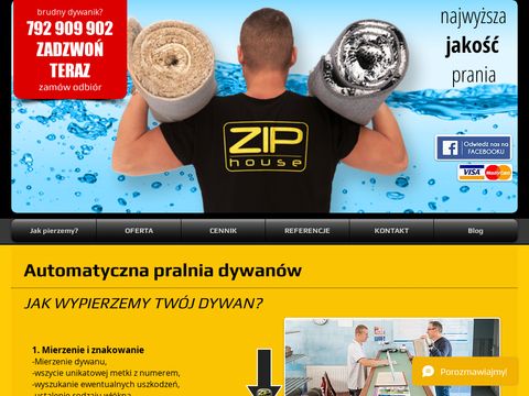 www.ziphouse.pl - pranie wykładzin Bydgoszcz