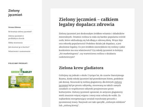 Zielony jęczmień - zielonyjeczmien.com.pl