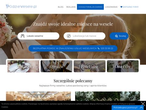 Dekoracje weselne sklep online - dodatkiweselne.pl