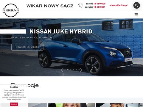 Dealer Nissan Nowy Sącz - nissan.wikar.pl