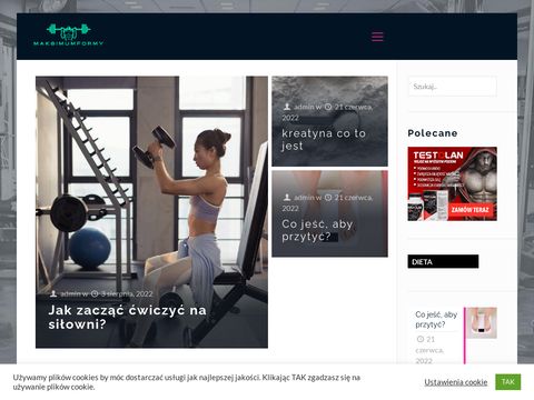 Portal fitness - maksimumformy.pl