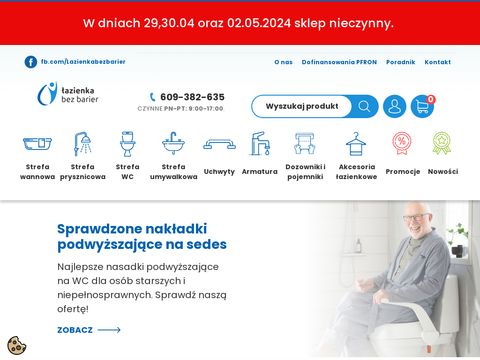 Łazienka dla niepełnosprawnych - LazienkaBezBarier.com.pl