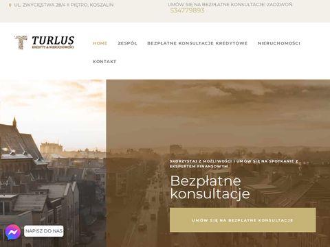 Konsultacje kredytowe Koszalin - turlus.pl